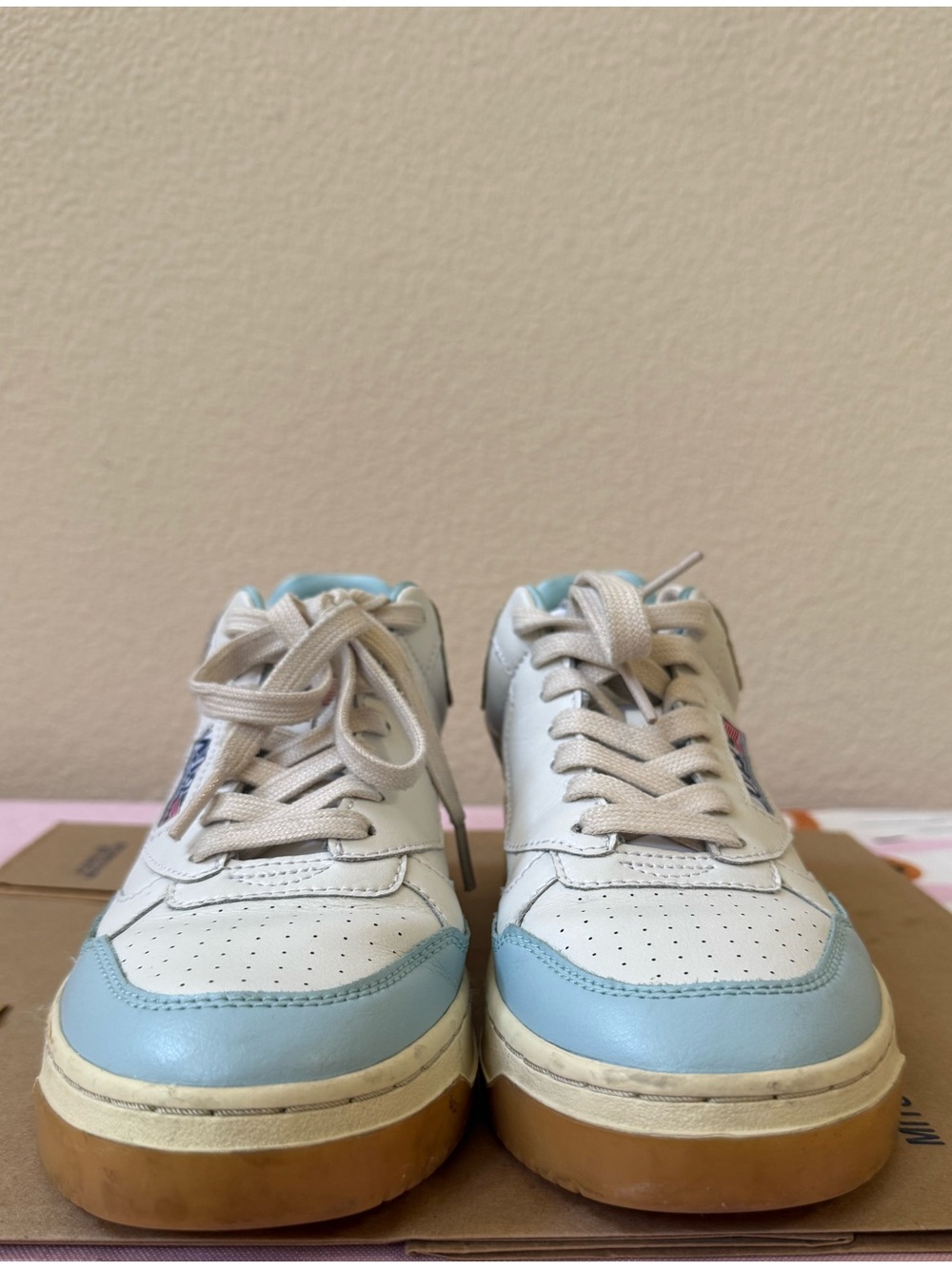 AUTRY Open Mid leather sneakers - Picture 4 of 8